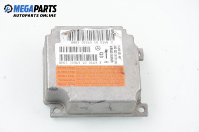 Airbag module for Mercedes-Benz S-Class W220 4.0 CDI, 250 hp, 2002 № Bosch 0 285 001 467 / 002 820 38 26